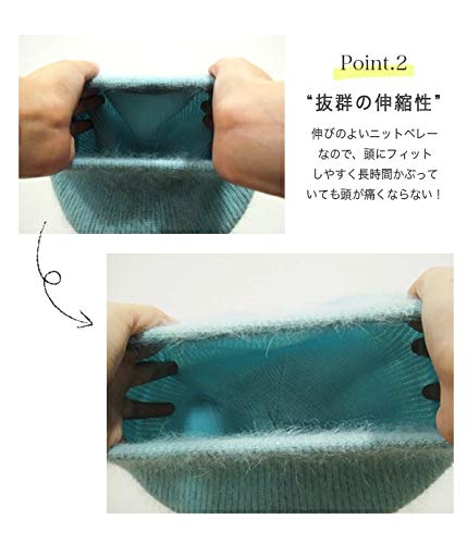 ベレー帽 レディース ふわふわ 秋 冬 アンゴラ ニット ベレ