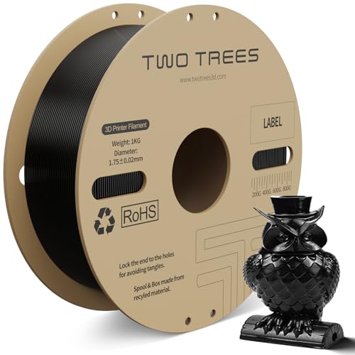 Filament PLA Pro, filament Hyper PLA haute vitesse, 1,75 mm noir, 1 kg, matÃ©riau d'impression 3D, prÃ©cision dimensionnelle +/- 0,03 mm, compatible avec la plupart des imprimantes FDM