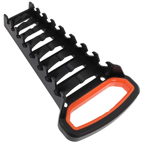 POPETPOP Ratschenschlüssel Organizer Satz mit 8 Fächern Werkzeughalter aus Robustem Material Wandmontage Tragegriff für Zuhause Werkstatt Büro