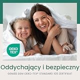 VelvetHome Pościel Bawełniana 160x200 cm, Komplet 3-częściowy, Certyfikat OEKO-TEX, Wyprodukowano w Polsce, Zamek Błyskawiczny, Poszwa 160x200 cm + 2x Poszewka 50x60 cm