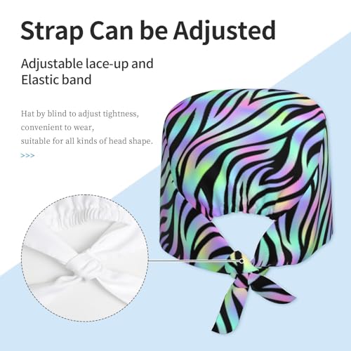 Image of Breathable Working Cap with Adjustable Sweatband Scrub Cap for Men /Women | Breathable Working Cap with Adjustable Sweatband Scrub Cap for Men /Women