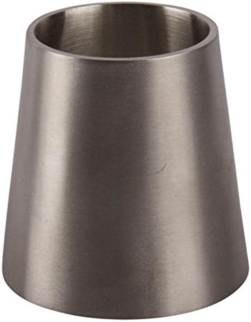 Concentric Reducer | Butt Weld 2 inch x 1.5 in. - Stainless Steel SS304 / 3A - Glacier Tanks