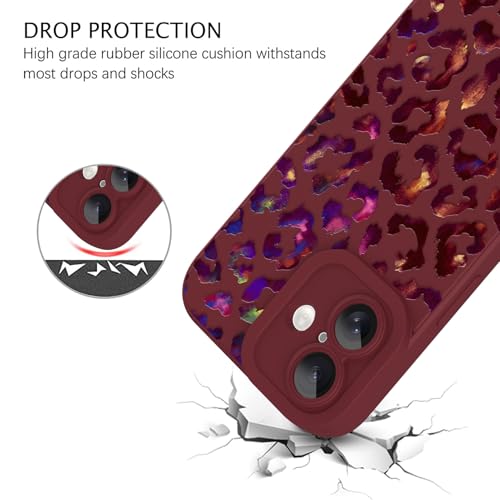 Image of ZIYE for iPhone 17 Case Gradient Leopard Pattern Phone Case