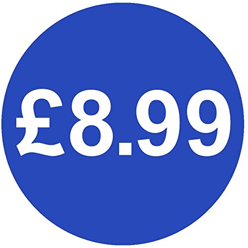 30mm Price Stickers Pack of 500 - Bright Blue - £8.99