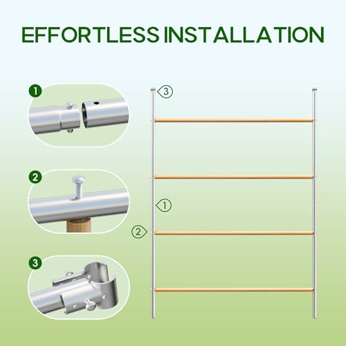 Perchoir de poulet Assark en bois robuste avec base stable - 7