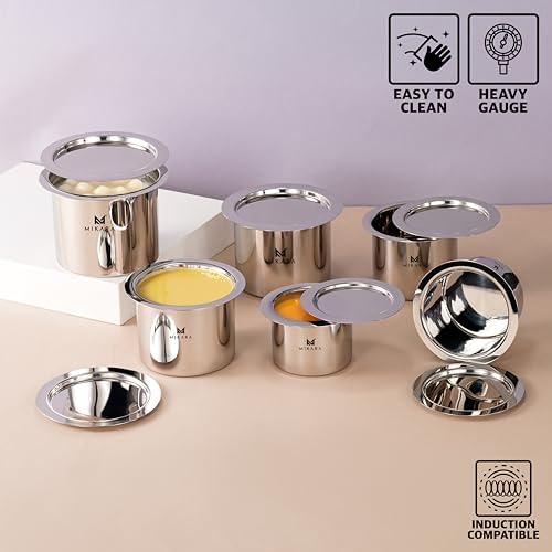 Image of Flat Bottom Top Set of 6pcs(525ml,650ml,750ml,950ml,1150ml,1400ml)