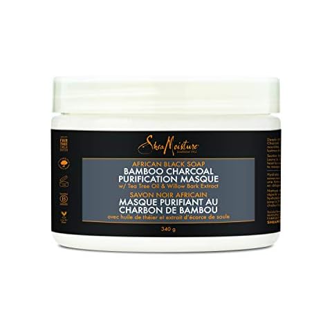 Shea Moisture African Black Soap Hair Mask Cover
