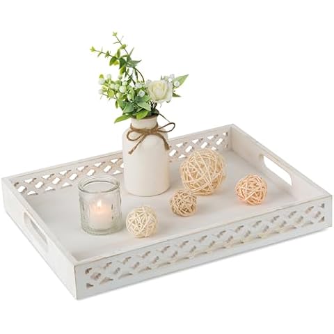 Hanobe Hand-Carved Wooden Serving Tray Cover