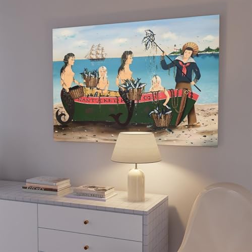 Nantucket Fish Co Ralph Cahoon Impression Toile Décoration Bureau - 7