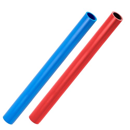SUPPLYGIANT 1/2 x 4 Ft PEX-B Tube Stick Pack of Red and Blue Pex Tubing for Potable Water Line Hot Water Plumbing for Indoor/Outdoor Use