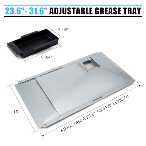 Image of Replacement Parts for Monument Grill 35633 41847NG 24367 24633, A0212926 Main Burner & D010012307 Flame Tamer & A0212804 Cooking Grid & Grease Tray & Igniter for 35633 Monument Grill