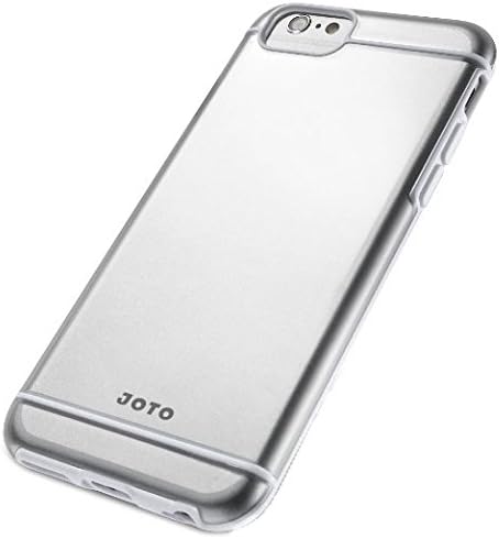 JOTO iPhone 6S / iPhone 6 4.7 Case Slim Fit Hybrid Clear Cover Case (Flexible TPU + Hard PC) for Apple iPhone 6S 4.7" / iPhone 6 4.7" (White, Frosty, Clear)