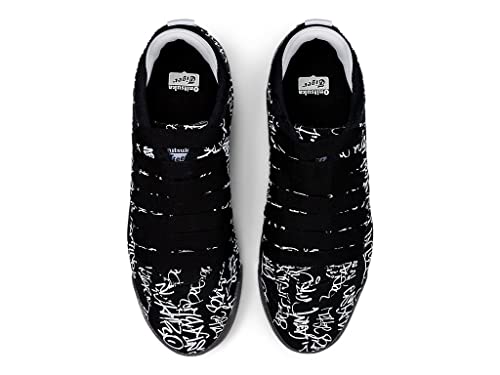 Onitsuka Tiger Tênis unissex Kamo Trainer, Preto/branco, 9.5 Women/8 Men