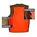 TKLoop Upland Hunting Vest with Multi Pockets Brown/Orange Upland Game Field Bird Hunting Vest