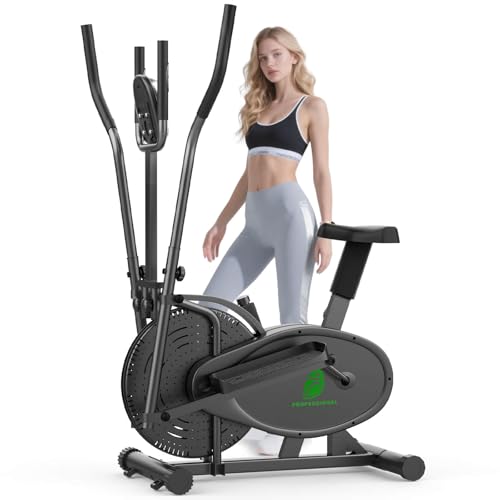 Neezee Crosstrainer für zu Hause, Kompakter 2-in-1-Ellipsentrainer...