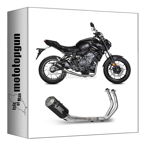 Ligne complete Mivv MK3 carbone pour Yamaha MT-07 2014-2022