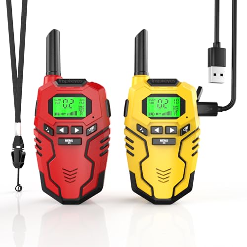 Inspireyes Walkie Talkies for Kids Rechargeable,...