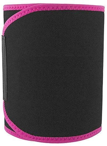 obliss Sweat Slimming Belt for Men and Women Sweat Slim Belt Neoprene, Lower Back Posture (Free Size) Black and Pink Color (B09JNXCR5P) Amazon Price History, Amazon Price Tracker