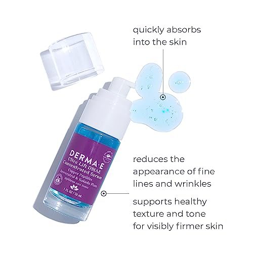 DERMA E Ultra Lift DMAE Concentrated Serum 30ml, Blue, 30 ml (Pack of 1) - Image 2