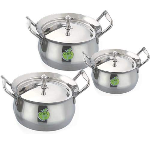 Buy JVL Stainless Steel Induction Cookware Sets & Gas Stove Friendly