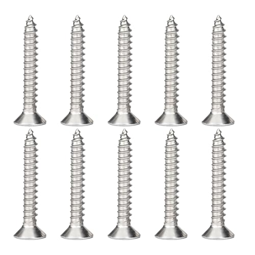 Zuasdvnk Tornillos de cabeza cilíndrica, tornillo hexagonal empotrado,Tornillos de cabeza cilíndrica con hueco hexagonal - Tornillos de máquina plana, tornillo de seis lóbulos 10 piezas Tornillo de