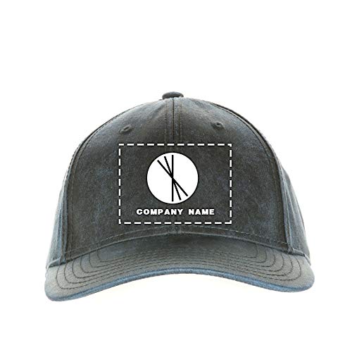 Chef Works Custom Embroidered Navy Low Profile Baseball Hat, S/M