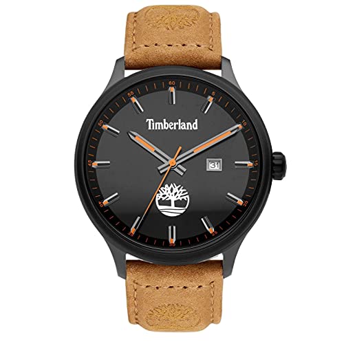 Timberland Reloj Hombre Analogico Cuarzo con Correa de Cuero TDWGB2102201