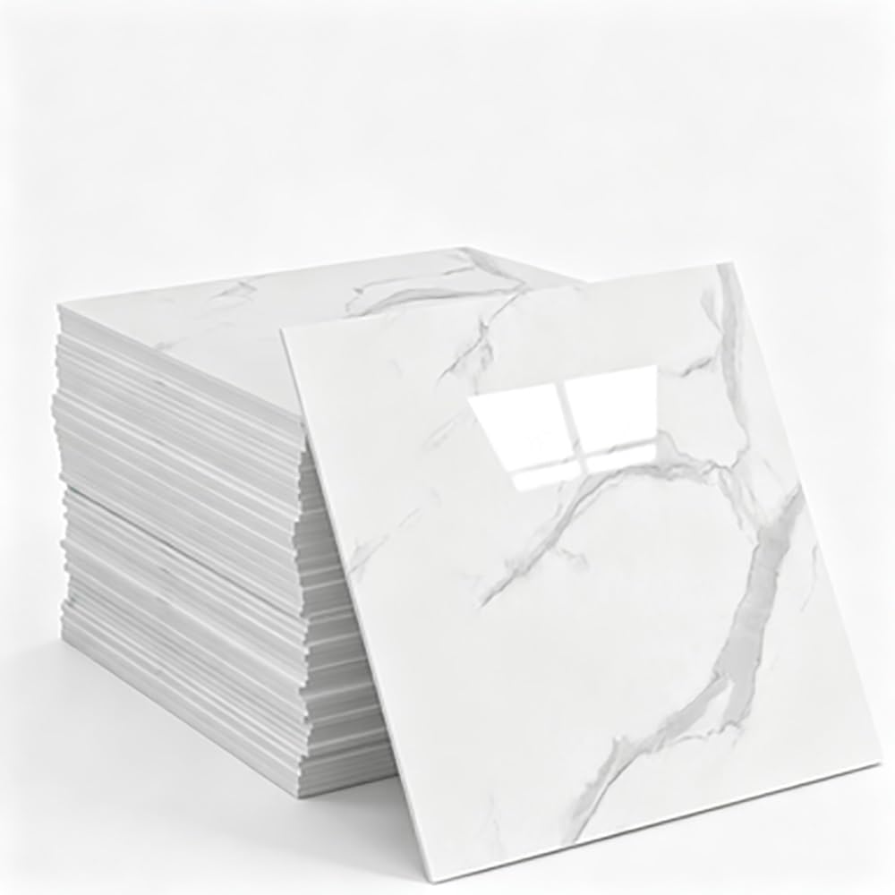 Marble Wall Panels Peel Stick Tiles Backsplash Sticker for Home