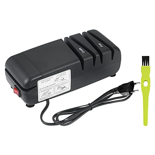 Mingzhe Afiador de facas elétrico profissional Afiadores de corte automáticos multifuncionais com bisel de 15 graus, ranhuras brutas e finas para facas retas serrilhadas Tesoura Moedor de cort