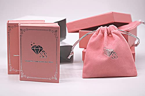 Silver Smile 925 Sterling Silver Onyx-Opal Gemstone Bracelets For Women And Girls|Attractive Tennis Bracelet In 7.25" Length With Secure Lock |Comes In A Suede Pouch #TOP3