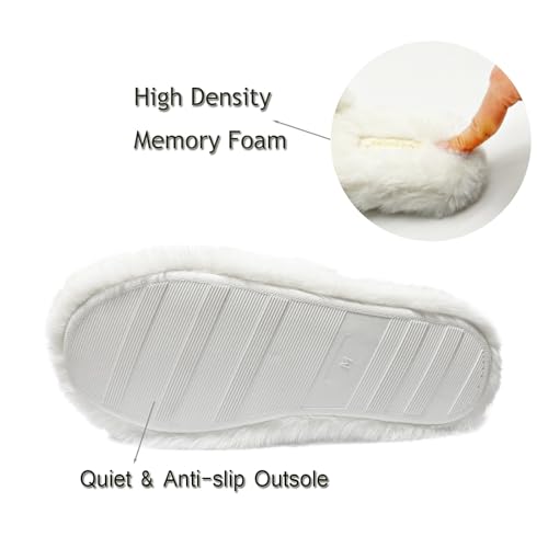 Cute Animal Slipper for women Cozy Memory Foam House Slippers Plush Fleece Lining Soft Comfy Non-Slip Sole Indoor Cat Dog Bunny Slippers3