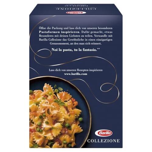 Barilla Collezione Farfalle Pasta aus hochwertigem Hartweizen immer al dente, (1 x 500 g)