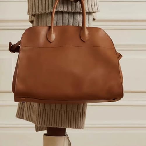 2025 Leather Tote Bag for Women Large Tote Bag Retro Top-Handle Work Bag Trendy PU Leather Shoulder Bag4