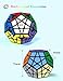 Megaminx Cube, Roxenda 3x3x3 Pentagonal Speed Cube Dodecahedron Magic Cube Puzzle Toy (Black)