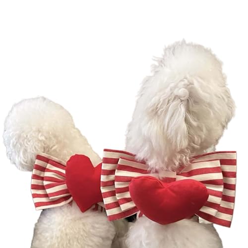 Costume de vêtements pour chien haut de gamme harnais laisse rouge M