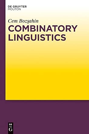 Combinatory Linguistics book cover
