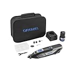 Dremel 8240 12V Cordless Rotary Tool Kit with Variable Speed and Comfort Grip - Includes 2AH Battery Pack, Charger, 5 Accessories & Wrench, Tool Fabric Carry Bag, and Instruction Manual