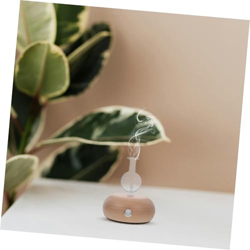 Diffuseur huiles essentielles pour aromathérapie diffuseur bois verre LED