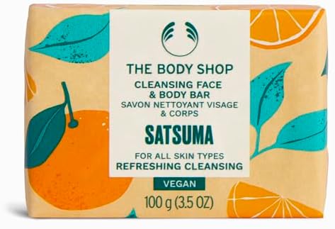 The Body Shop Cleansing Face & Body Bar | For Soft, Smooth Skin, 3.5 Oz