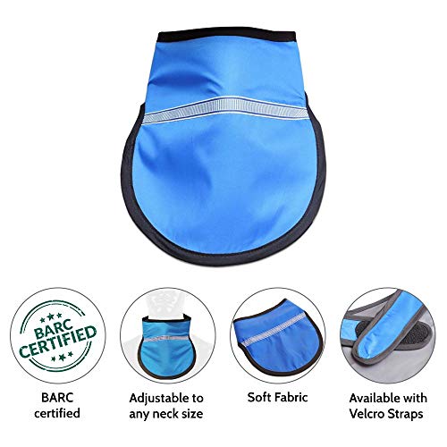 Image of Waldent X Ray Thyroid Shield Collar - 0.35mm Lead Equivalency - BARC Certified Radiation Protection - Lightweight Comfortable Durable Vinyl - Ideal for Dental Medical Radiology Use