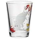 das Trinkgefäß zeigt ein Moomin Motiv