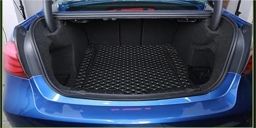 Tapis de Coffre Pour BMW E90 E91 E92 Cuir Noir Fil Rouge Proprotection - 4