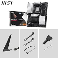 MSI PRO X870E-S EVO WiFi Mainboard, ATX – Unterstützt AMD Ryzen 9000/8000/7000-Prozessoren, AM5 – 60A SPS VRM, DDR5-Memory Boost (bis zu 8200+ MT/s OC), PCIe 5.0 x16, M.2 Gen5, Wi-Fi 7, 5G-LAN – Ansicht 7