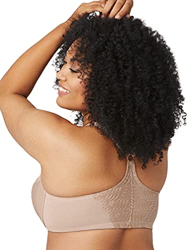 Glamorise Womens Front-Close T-Back Wonderwire Underwire #1246 Full Coverage Bra, Café, 42Dd Us #TOP1