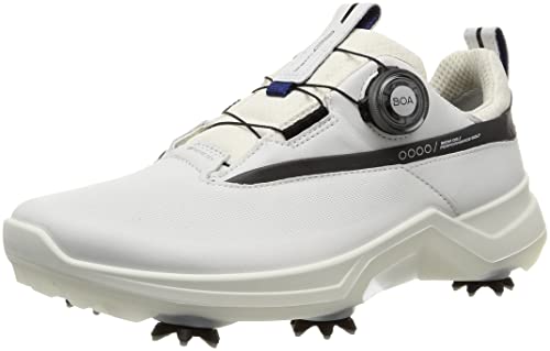 極美品 ECCO GOLF BIOM G5 BOA GORE-TEX ECCO BIOM G5 BOA Golf Shoes White/Black - Carl's Golfland