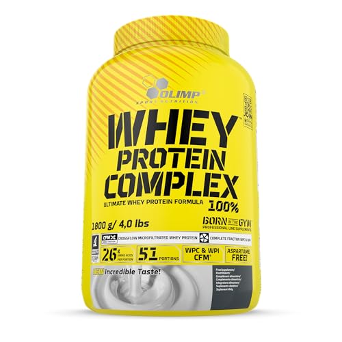 OLIMP SPORT NUTRITION Protéine Whey Complexe 100% Fraise 1,8 kg