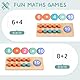 Montessori Spielzeug Mathe, Zahlen Lernen Holzspielzeug, Zählen Lernspielzeug, Steckspiel Motorikspielzeug Pädagogisches Mathe Spielzeug für Kinder ab 3 4 5 6 Jahre, Geschenk für Jungen Mädchen