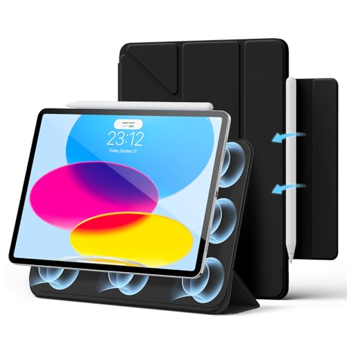 Image of for iPad (A16) 11th Generation Case 11 Inch 2025, iPad 10th Gen Case 10.9 Inch 2022, Convenient Magnetic Attachment, Two-Way Trifold Stand, Slim Tablet Cover Protection, Auto Sleep /Wake