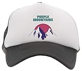 Snap-Tab-Passform Delavi Purple Mountains David Berman Baseball Trucker Kinder Kappe Schwarz Black Cap