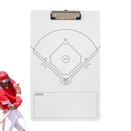 Generico Lavagna Tattica Magnetica da Baseball - Bronzo Doppia Faccia Cancellabile a Secco (35x22 Cm) | Strumento per Allenamento e per Squadre Scuola e Sport all'Aperto